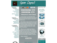 Tablet Screenshot of gemdepot.com